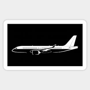 A220-300 (CS300) Silhouette Sticker